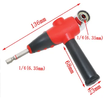 

105 Degree Hex 1/4''Multi-function Combination Set Screwdriver Batch Bits Driver Adapter Set Adjustable Right Angle Bit