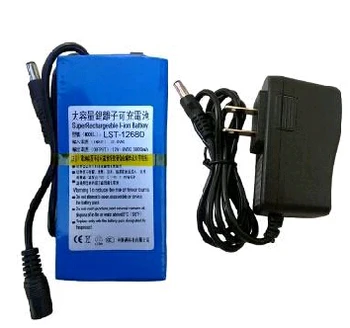 

Free shipping 12V 6A 6800mAh lithium battery li-ion rechargeable battery Little toy car motor dedicated battery