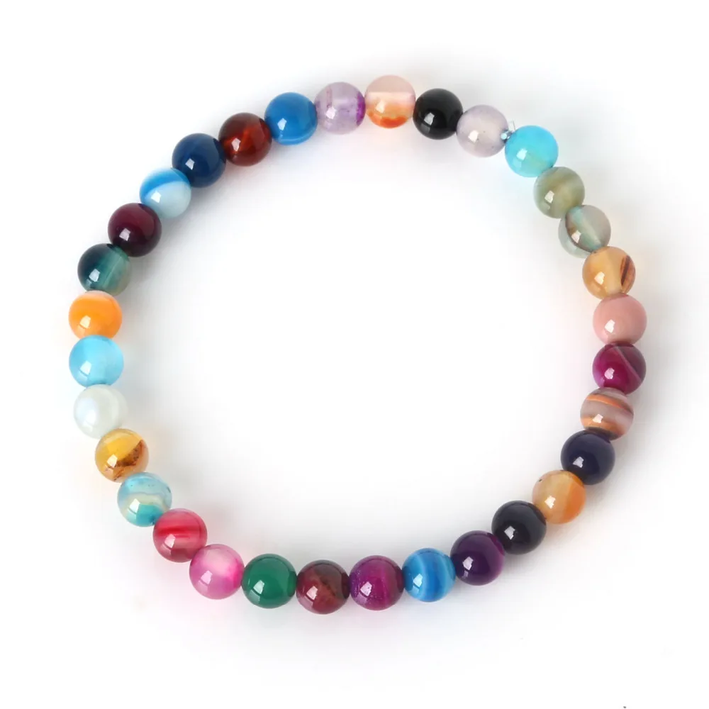 Браслет с бусинами из натурального камня 6 мм|bracelets for|stretch bracelets for womenbead bracelet |