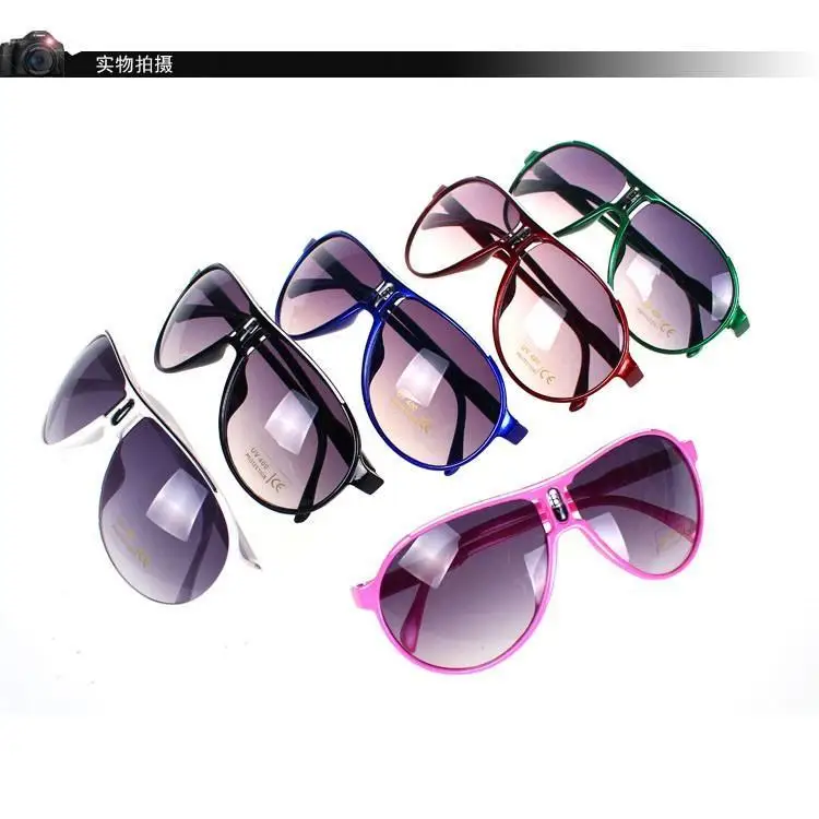2 шт./партия, солнцезащитные очки с большими рамами для мальчиков и девочек, модные детские Gafas, новые милые очки для детей, 6 цветов, Oculos A24