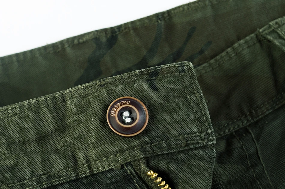 2019 мужские шорты-карго в стиле милитари классные летние армейские зеленые хлопковые шорты мужские свободные шорты с несколькими карманами