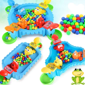 Funny Toys Hungry Frog Eating Beans Games Family Party Parent-child Interactive Game Toy For Children Adult Stress Relief Toy funny frog eating beans board games toys for children interactive desk table game family game educational toys kid gifts