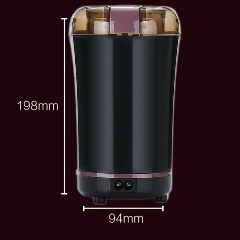 Portable Mini Grinder Home Electric Coffee Machine Powder Machine(Eu Plug