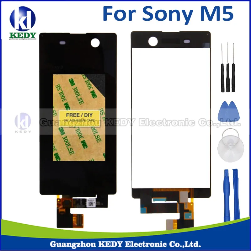 

For Sony Xperia M5 Dual E5663 E5603 E5653 E5606 LCD Screen Digitizer Assembly+tools+Adhesive