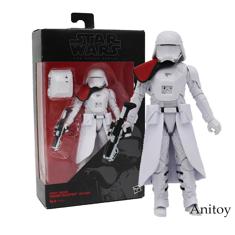 Звездные войны черный серии snowtrooper ПВХ фигурку Коллекционная модель игрушки 15 см