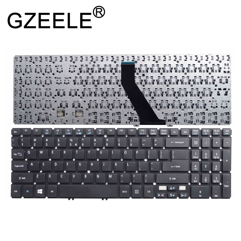 Новая черная клавиатура GZEELE для ноутбука Acer aspire M3-580 M3-580G VN7-571 VN7-571G США | Компьютеры