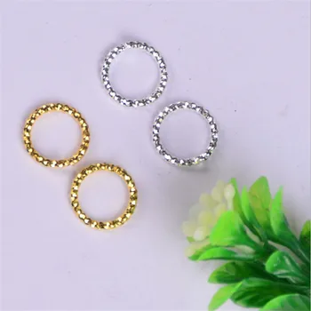

50pcs/lot circle round pendant charms DIY handmade necklace bead connector bracelet garment hanging jewelry material accessories
