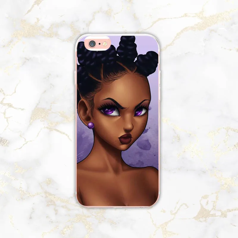 2bunz Melanin Poppin Aba черный женский художественный Мягкий силиконовый чехол для