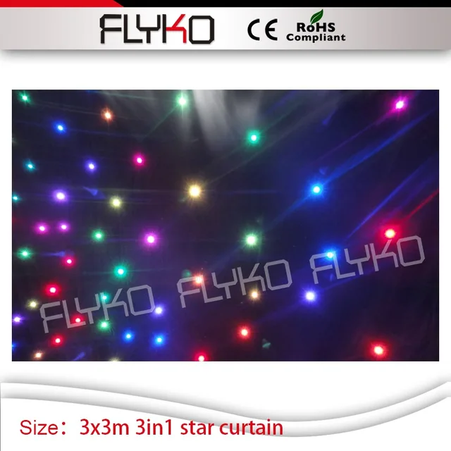 10ft door 10ft tv show dj ster gordijn volledige kleur led ... 10ft door 10ft tv show dj ster gordijn volledige kleur led ...