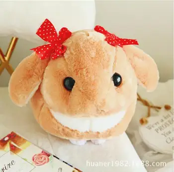 

Cute long-eared bunny rabbit plush pillow bow rabbit doll girl doll toy