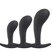 New large Silicone anal butt plug beads stimulation ball dildo prostate massage penis fake insert G