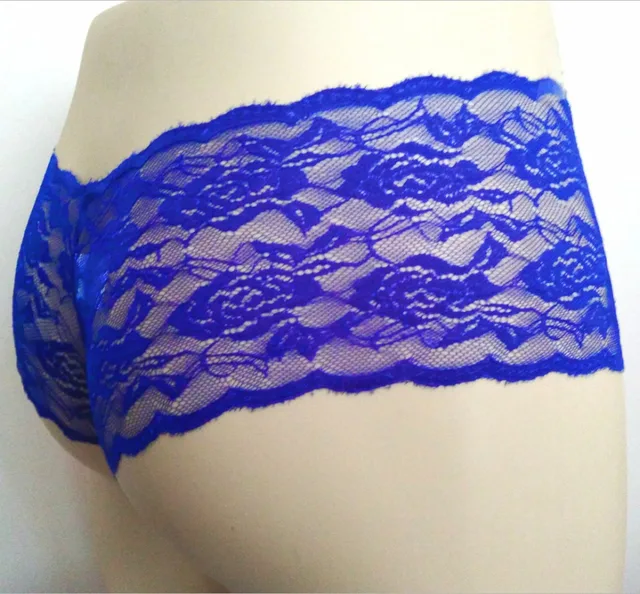 M-XXXL Plus Size Gays Sexy Lace Panties Men Erotic Briefs Male Flirt Underwear Sex Lingerie Exotic Costume Adult Game Apparel -