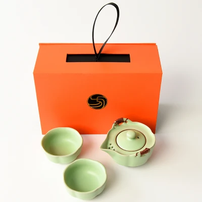 Китайский дорожный чайный набор кунг-фу кофе Setsceramic портативная чайная чашка из фарфора сервис Gaiwan чайные чашки Кружка Чайный чайник для чайной церемонии - Цвет: e