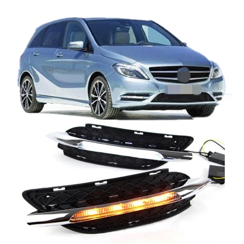 

car styling LED Daytime Running Light auto fog lamp for Mercedes-Benz B200 W246 B180 2011-2013 day light led drl