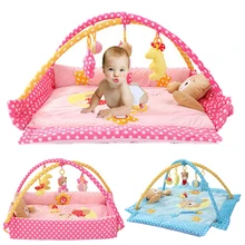 Pink/Blue Soft Foldable Baby PlayMats Newborn Play Mat Crawling Tapete Gym Mat Baby Climb pad Game Kids Educational Toys