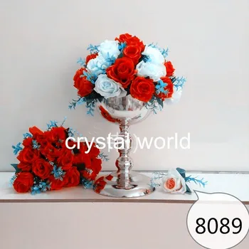 

best selling 20cm tall wedding gold candelabra centerpiece on sale