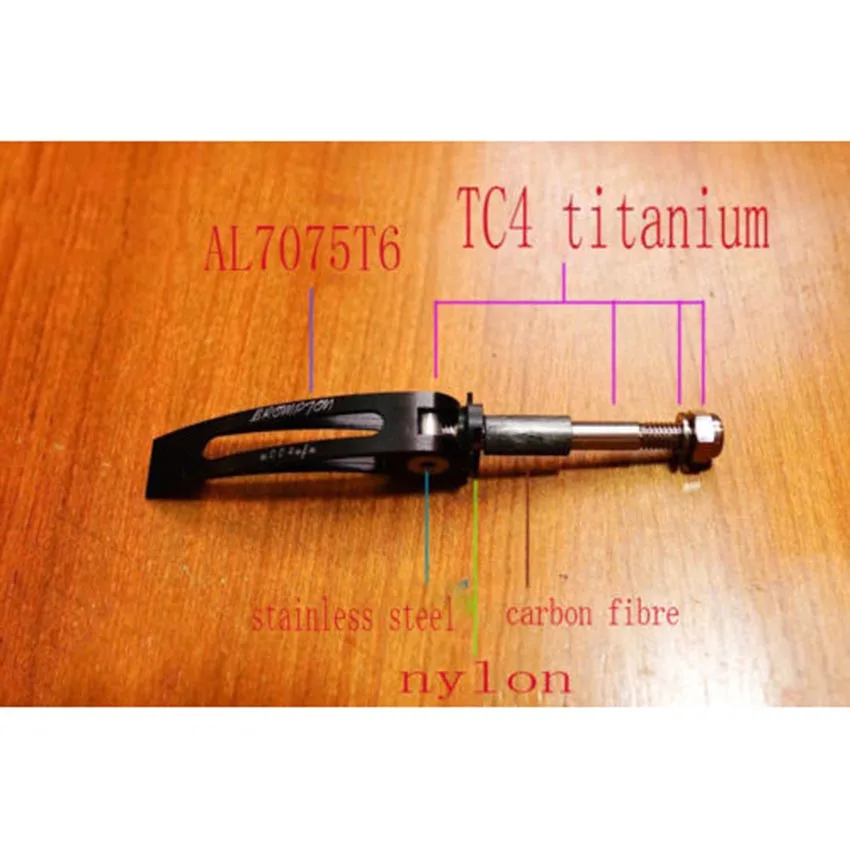 Велосипедная титановая стойка сиденья зажим полый дизайн для Brompton складной велосипед 20 г
