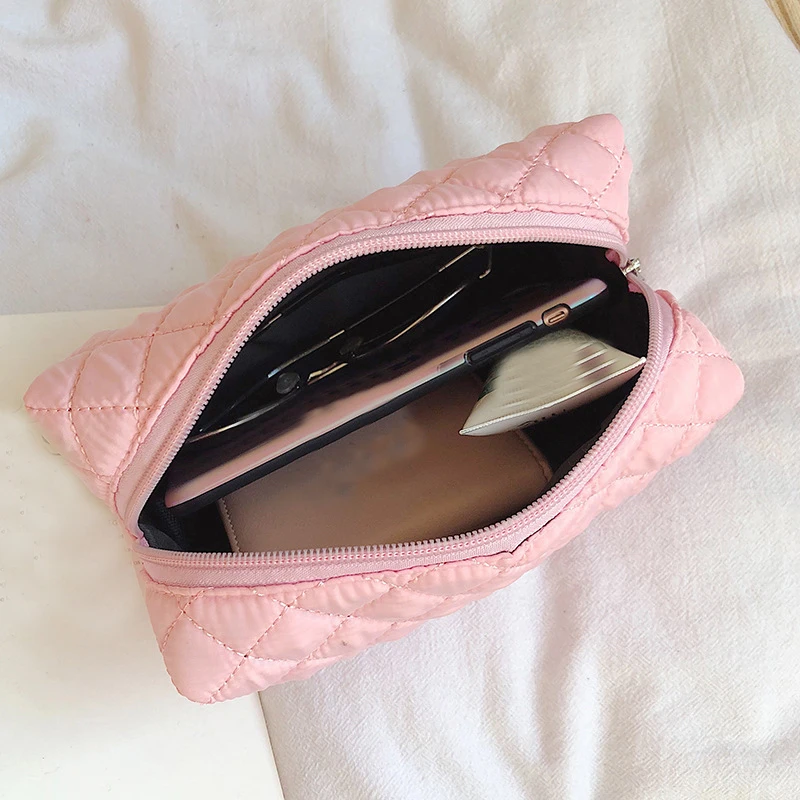 ETya المحمولة السفر التجميل حقيبة الهاتف حقيبة للتخزين النساء السفر المنظم الجمال المكياج الحقيبة حقيبة مستحضرات تجميل غسل الزينة أكياس