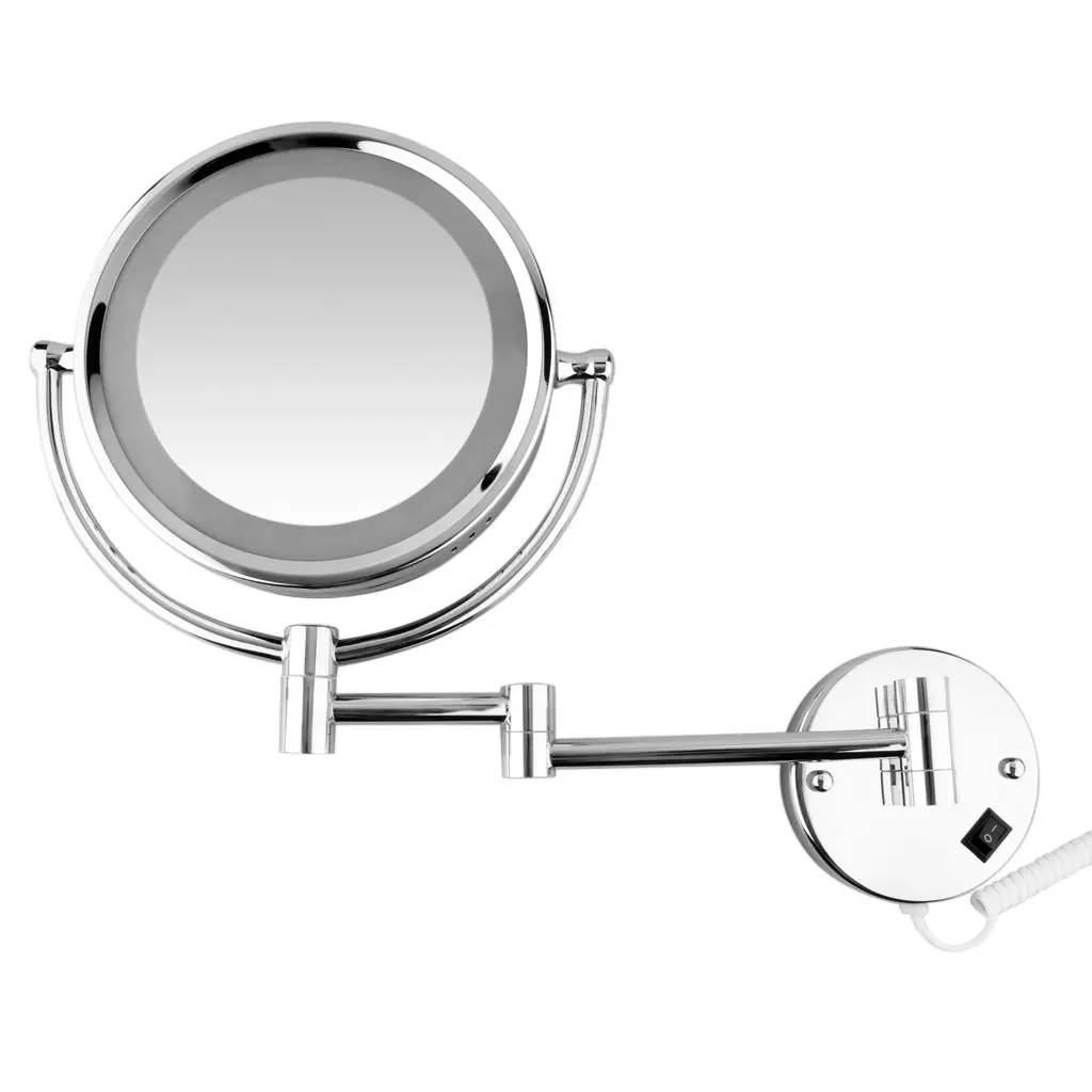  Cheval mirror vanity cosmetic mirror LED Illuminated 7x Zoom Magnification Mirror Makeup 8.5 inch - 32861463979