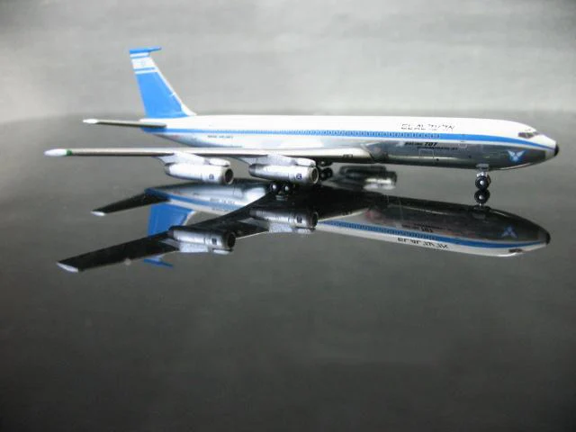 

Out of print scale model 500 1: 500 Israel B707 4X-ATY Alloy aircraft model Favorites Model
