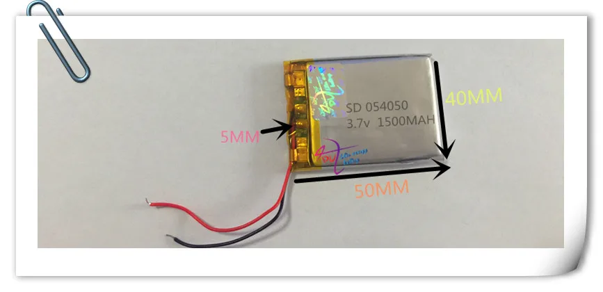 10 шт 3,7 V 1500 mAh 504050 универсальный литий-ионный аккумулятор для планшетных ПК 7 дюймов 8 дюймов 9 дюймов Mp3 Mp4 PAD DVD DIY электронная книга bluetooth