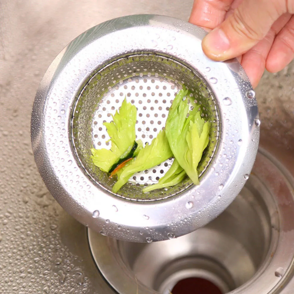 LINSBAYWU Stainless Steel Bathtub Hair Catcher Stopper Shower Drain Hole Filter Trap Metal Sink Strainer New LINSBAYWU Stainless Steel Bathtub Hair Catcher Stopper Shower Drain Hole Filter Trap Metal Sink Strainer New