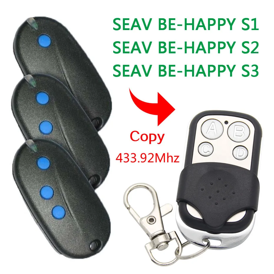 SEAV BE HAPPY S1 S2 S3 пульт дистанционного управления замена/Дубликатор|remote control|replacement