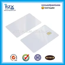 Frete grátis 20 PCS PVC cartão de jato de tinta em branco contato smart card em branco com chip AT24C02