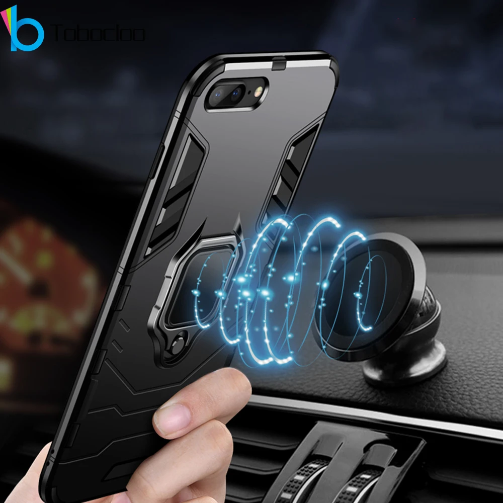 

Luxury Car Bracket 360 Ring Magnetic TPU Protective Case For iPhone XS Max XR X 7 8 6 6s Plus Holder Stand Case XS Cover Case