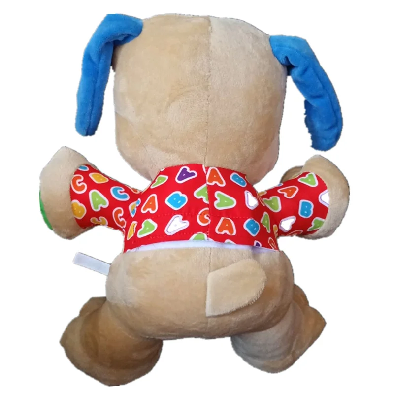 Латышский язык говорящая игрушка детская музыкальная Мягкая игрушка "Щенок" Младенческая плюшевая собака поющие игрушки
