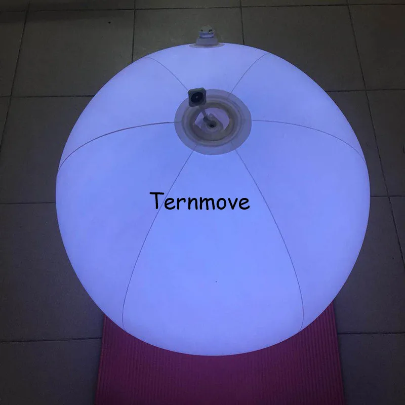 

led beach ball PVC Light Ball Inflatable LED Balloon Inflatable Throwing Zygote Ball Party Christmas Decoration throw balloon