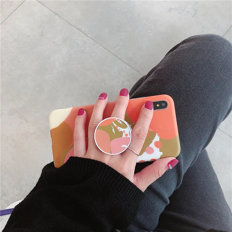 

Abstract Graffiti Pattern Phone Case For iphone X XR XS Max Case For iphone 6 6s 7 8 plus Back Cover Soft Capa Cute Fold Holders