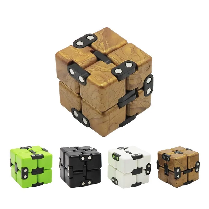

Infinite Magic Cube Creative Square Finger Fidget cube Office flip Cubic Puzzle anti stress reliever autismanxiety stress toys