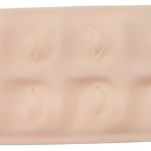 2 шт. эластичные силиконовые 3D брови татуировки практика кожи стерео губ татуировки кожи для начинающих