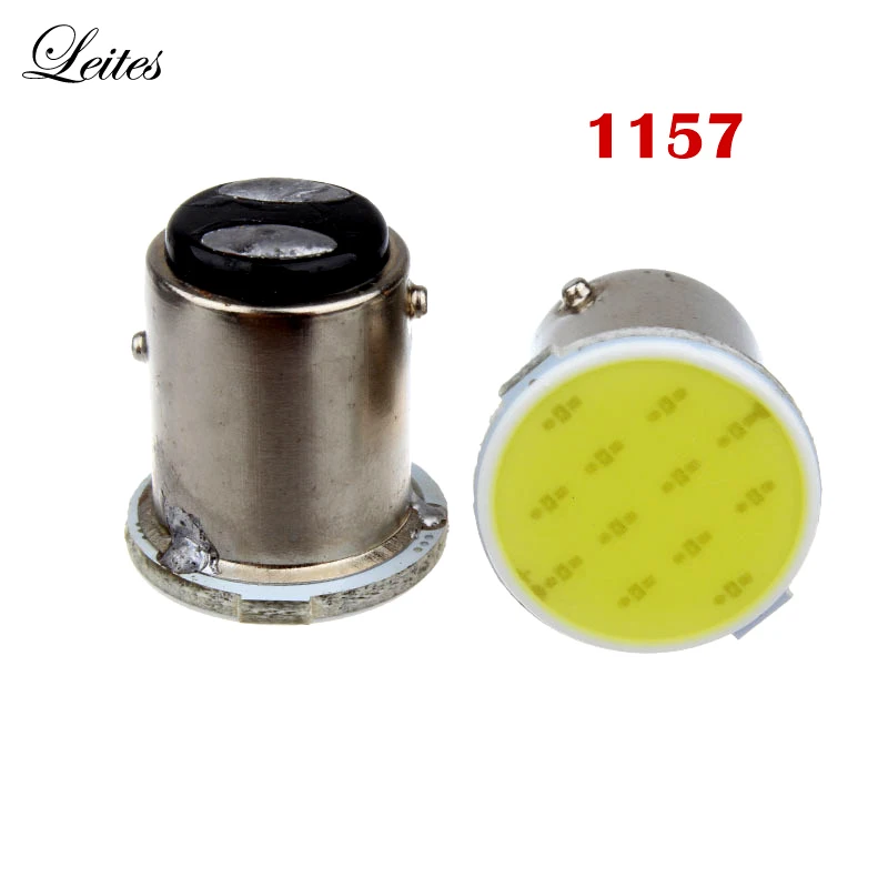 

Leites 100pcs 1157 Bulb Led COB Light P21/5W 24V 12SMD LED For Auto Car Brake Tail Turn Signal Light Parking Backup Bulb Lamp