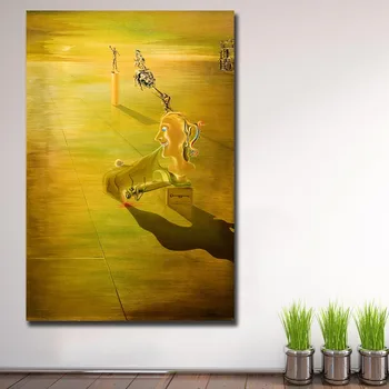 Salvador-dali-crucifixion-corpus-hypercubus Paiting Home Decor On Canvas Modern Wall Art Canvas Print Poster Canvas Painting 1