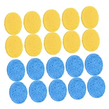 20 круглая форма для торта мягкое мытье лица пуховка Косметическое удаление прокладок Очищение лица отшелушивающие губки