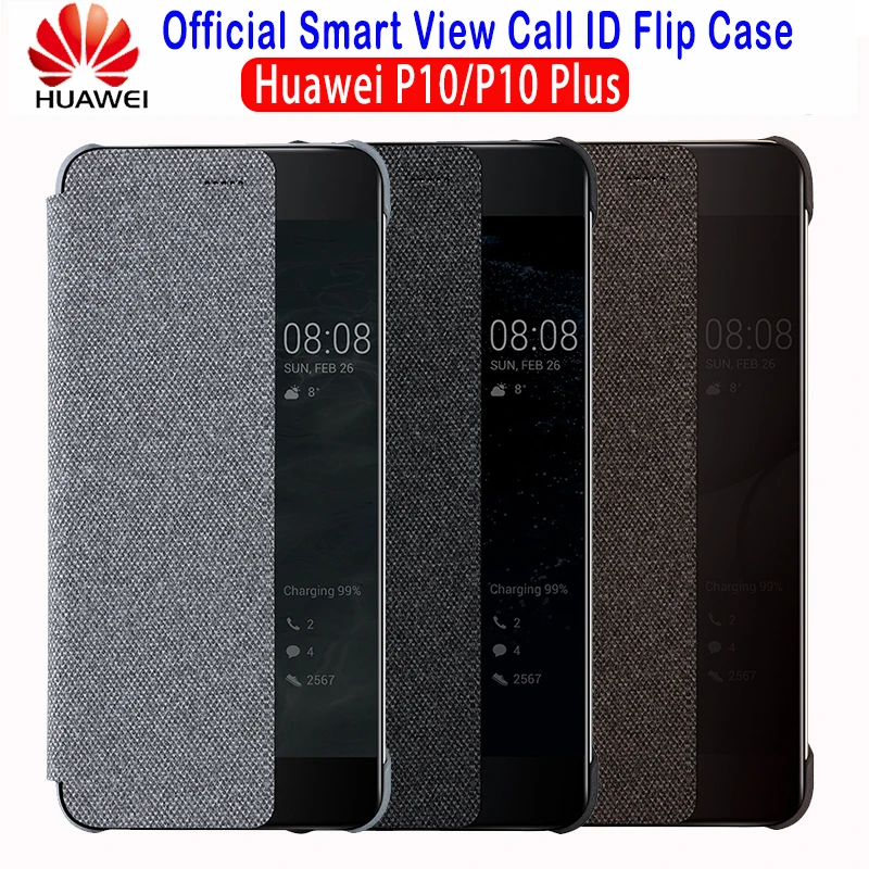 

Huawei P10 Case Original Official Luxury Smart View Window Flip Case Huawei P10 Plus Case Huawei P10 Cover Protection Capa Funda