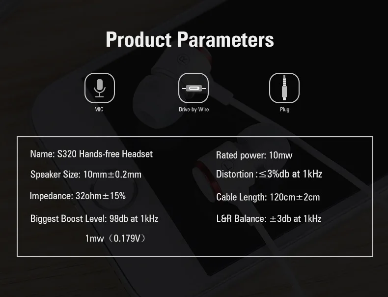 running headphones Duszake S320 Stereo Bass Headphone In-Ear 3.5MM Wired Earphones Metal HIFI Earpiece with MIC for Xiaomi Samsung Huawei Phones best buy earbuds