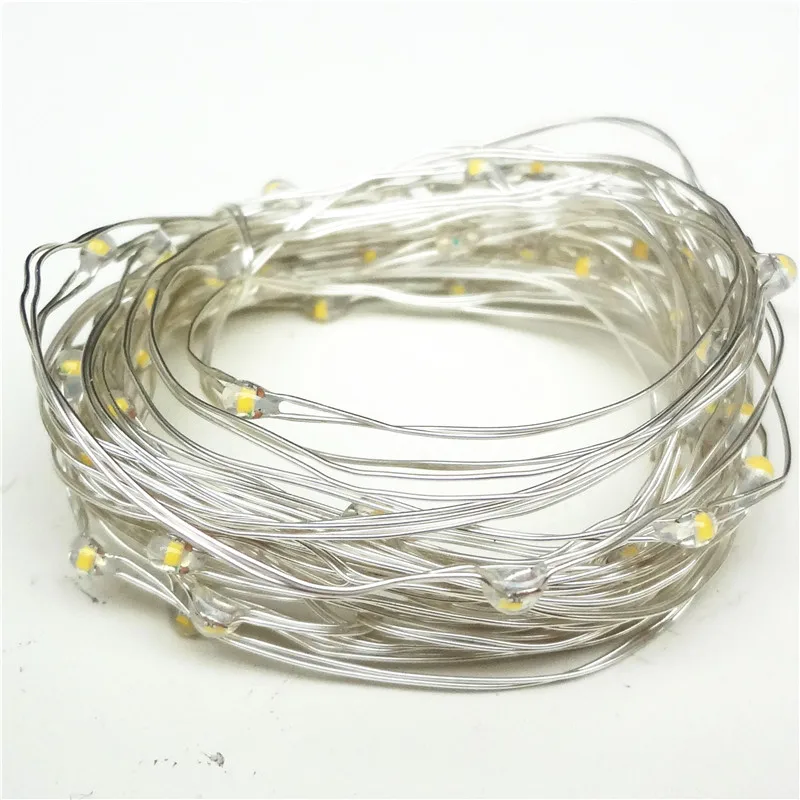 

1M 2M 3M 5M 10M 100 Led Strings Copper Wire Christmas Wedding Party Decoration LED String Fairy Lights