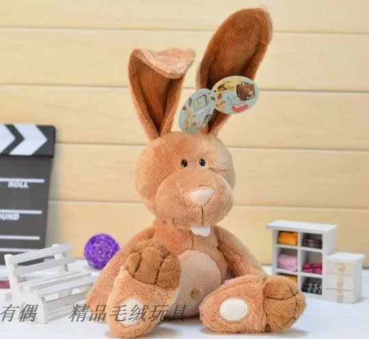 Подарок на день рождения хорошие счетчики подлинный Пасхальный кролик большие длинные уши кроликов детский любимый плюшевая игрушка