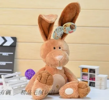 

Birthday gift nice counters genuine Easter Bunny big long ears rabbit children favorite plush toy free shipping