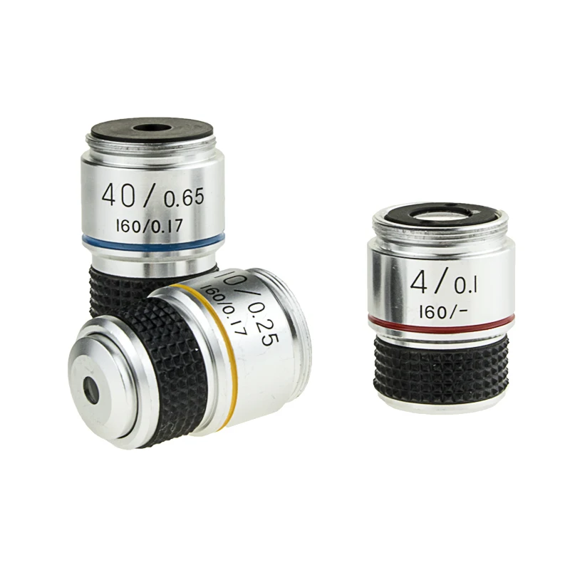 

4x 10x 40xS Achromatic Optical Objective Lens for Biological Microscope 185 Bio-Microscope&Accessories Lab Eductional