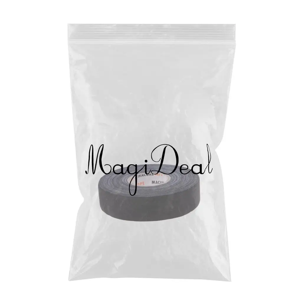 1 Roll of Durable Cloth Hockey Stick Tape Pro Quality Black White Hockey Sport Tools Accessories