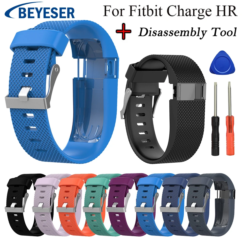 

Silicone Replacement Watch Band for Fitbit Charge HR Watchband Strap for fitbit Charge HR Wristbands Designed Two Size Wristband