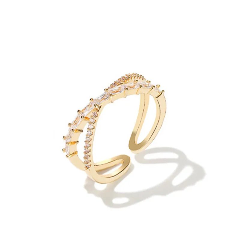

Silver plated opening ring Personality fashion jewelry Women's fashion jewelry