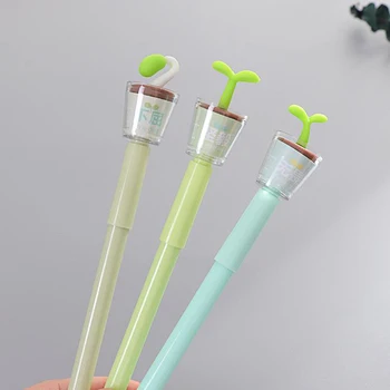 

3 Pcs/set Kawaii 0.5mm Vegetable Bean Sprouts Light Gel Pens Luminous Writing Pens Cute Stationery Office School Supplies