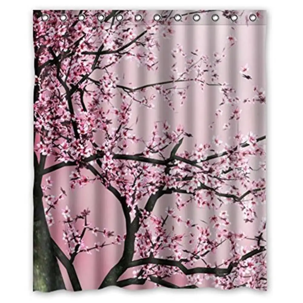 Cherry Blossom TreeJapan Cherry Blossom Custom Shower Curtain Pattern