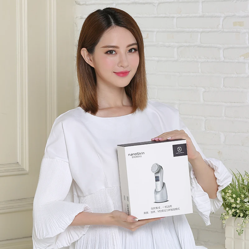 Remove e Anti-envelhecimento do Dispositivo do rf Profundamente o Massager Facial de Microcorrente o Massager Facial do Nanotime para o Enrugamento do Levantamento da Cara Limpa Que 21 Beleza e saúde