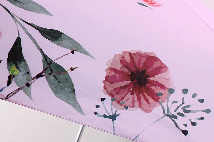 Женский цветочный зонтик складной водонепроницаемый Солнечный зонт с защитой от ультрафиолета художественный Рисунок цветок зонтик мини Солнечный зонтик леди путешествия зонты